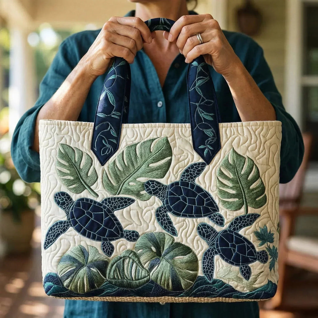 Artisan Tote - Grace of the Sea Turtle